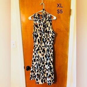 Multicolor Sleeveless Dress